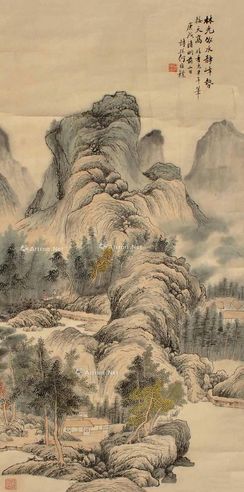 何维朴 山水