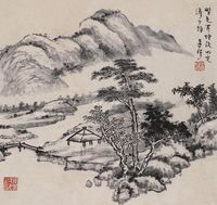 顾复初 山水