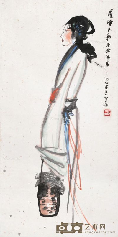 李琼久 人物 68×136cm