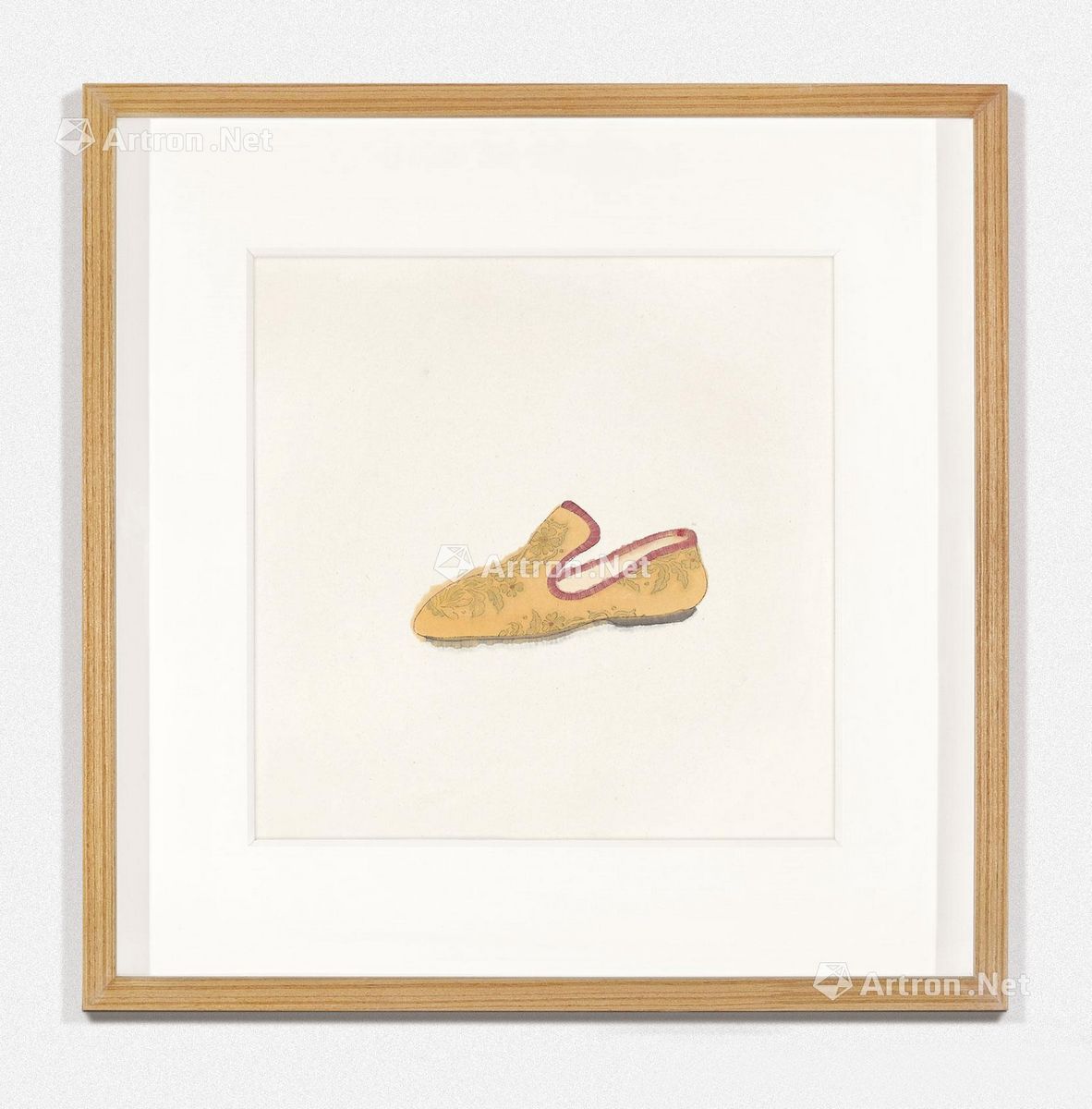彭薇 绣履 33.3×33.3cm