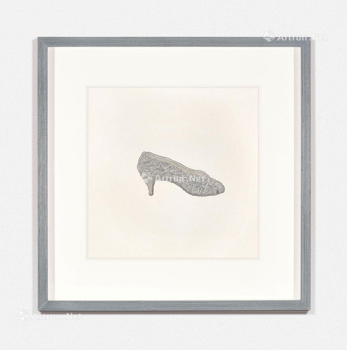 彭薇 绣履 32.5×33.5cm