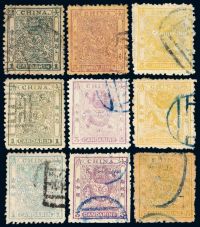 ○1885-1888年小龙邮票三枚全六套