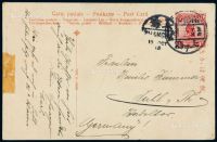 PPC 1913年上海寄德国风光明信片