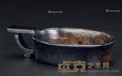 宋 白玉单耳杯 长7.9cm;宽4.4cm;高1.8cm
