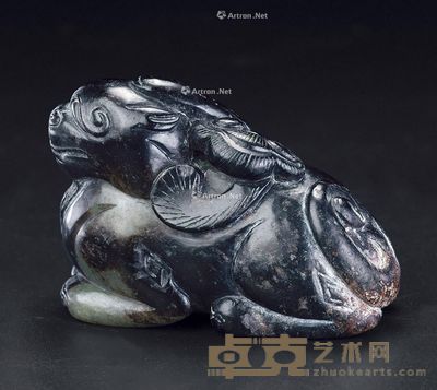 宋 青玉瑞兽 长7cm;宽3.2cm;高5.4cm