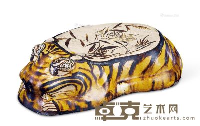 金 磁州窑虎形枕 长38cm
