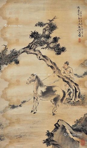 许尧 牧马图