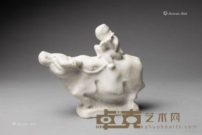 王秀杞 1995年作 牧童 石雕1/30 25×20.7×7.8cm