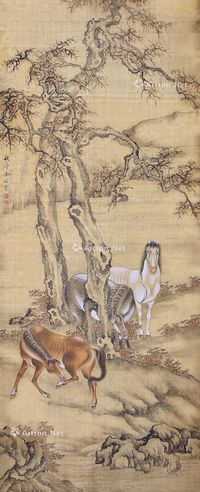 余崧 三骏图