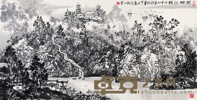 张松 湖畔丛林 68×68cm