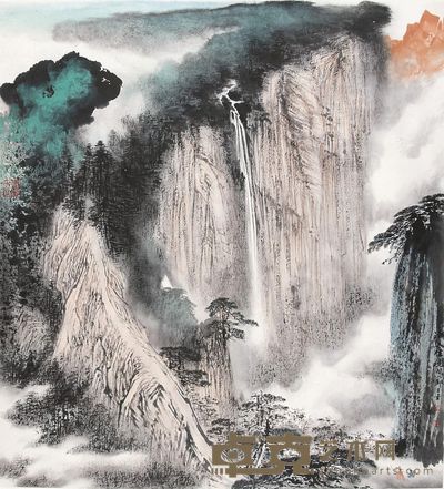 郑百重 渐入佳境 83×76cm