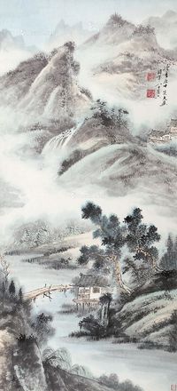 张炎夫 山水