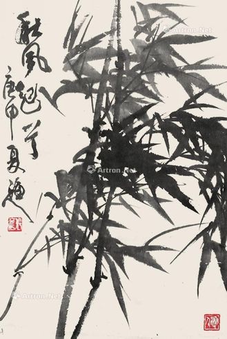 张立辰 秋风图