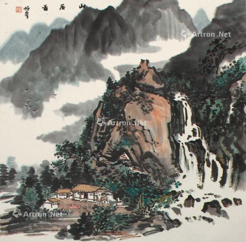 杨彦 山居图