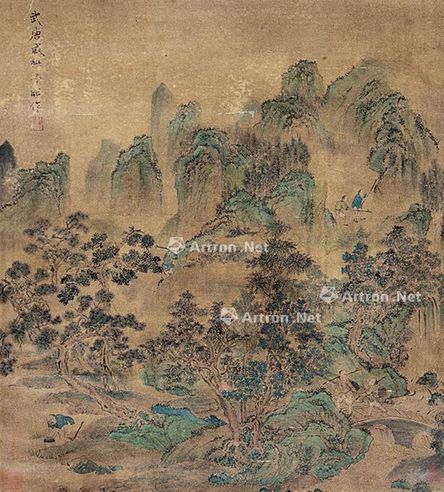 盛懋 山水