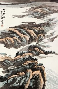 陆一飞 山涧秋意