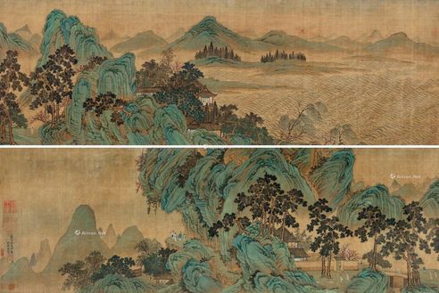 盛懋 松林幽居