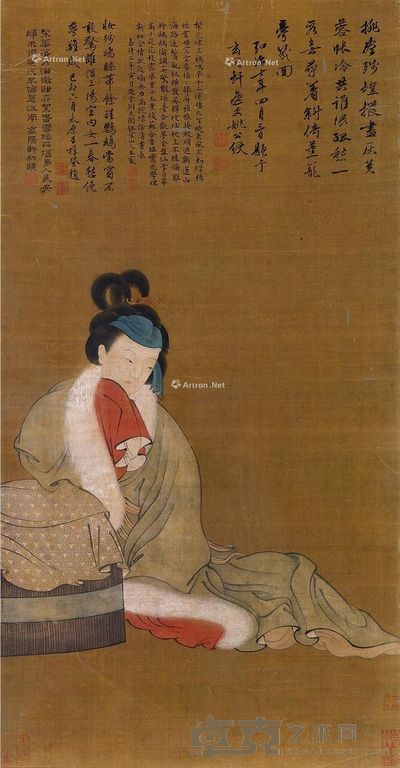 无款 妆殊娇睡 103×53.5cm