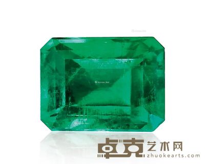 当代 哥伦比亚天然3.2克拉祖母绿裸石 
