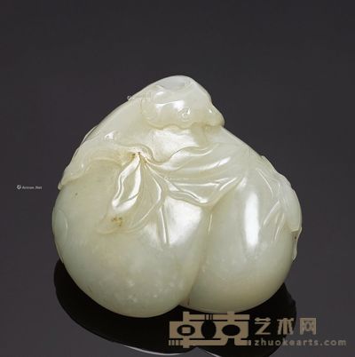 清 白玉雕“事事如意”摆件 长5.3cm;宽4.8cm