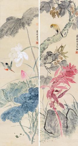 张大壮 荷塘小鸟