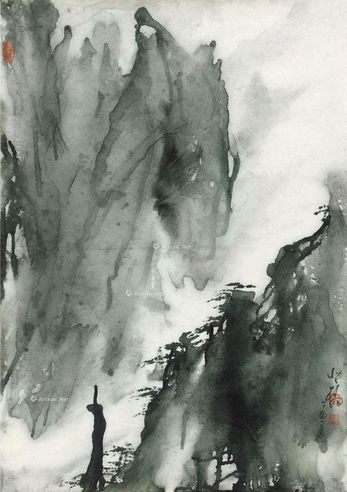 郑登桥 松崖云起