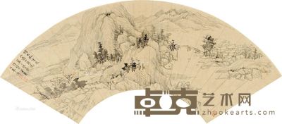 毕涵 仿富春山图 16×50cm