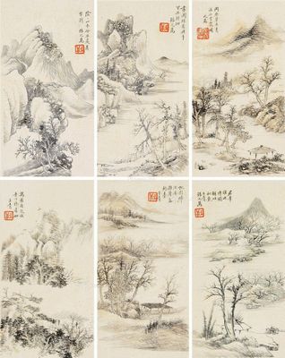 张之万 山水小景 拍卖品信息_图片_价格_鉴赏_卓克