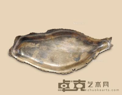 鱼形银盘 长20.5cm