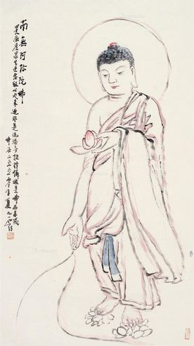 圆霖 南无阿弥陀佛像