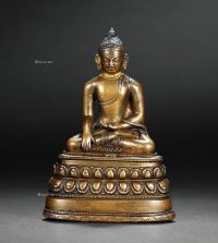 13世纪 藏帕铜释迦牟尼坐像