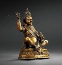 16世纪 合金铜藏宁赫鲁迦像