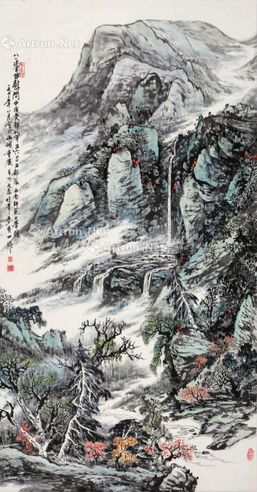 雷九泰 山水