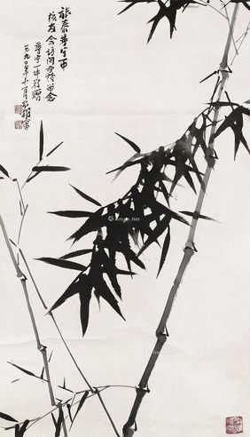 刘昌潮 墨竹