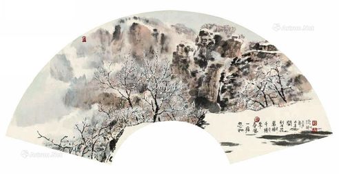 2015年作 京郊冬雪 镜心 设色纸本