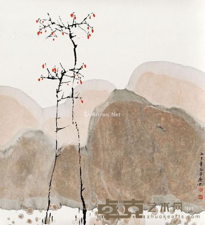 白庚延 春 68×61.5cm