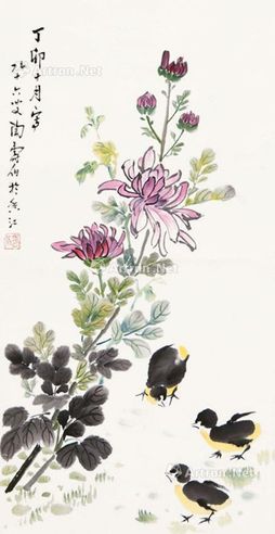 陶寿伯 花鸟