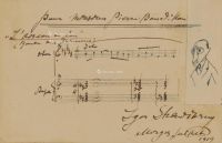 1919年7月作 斯特拉文斯基 《火鸟组曲》乐谱手稿