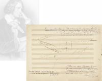 1845年4月21日作 李斯特 《前奏曲》乐谱手稿