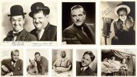 20世纪 美国好莱坞早期著名影星签名照八帧
