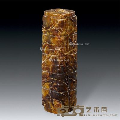 古玉琮 2.4×2.4×8.5cm