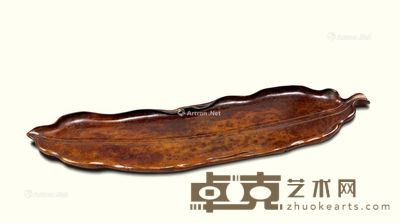 瘿木叶形香盘 长68cm