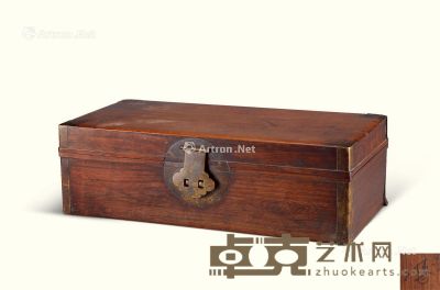 清代（1644-1911年） 黄花梨长方盖盒 长35cm；宽16.7cm；高10.8cm