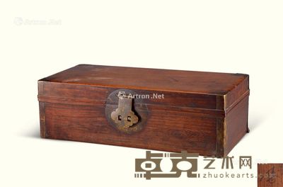 清代(1644-1911年) 黄花梨长方盖盒 长35cm;宽16.7cm;高10.8cm