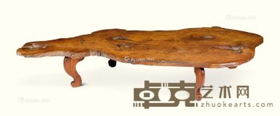 清代（1644-1911年） 随形木桌 长168cm；高28.3cm