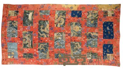 明代(1368-1644年) 惠林寺刺绣袈裟 长215cm;宽113.5cm