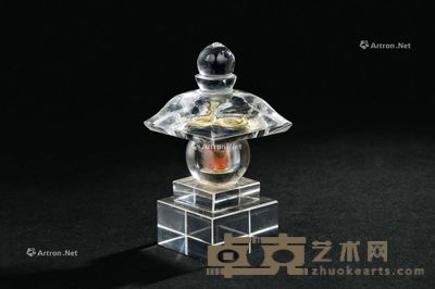 水晶舍利塔 高6.8cm