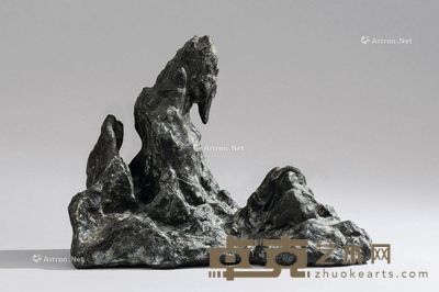 清代(1644-1911年) 灵璧石山子摆件 长24cm;高18cm
