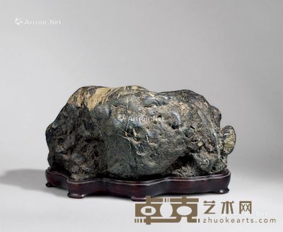 赏石摆件 通髙21cm