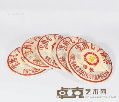 云南七子饼 樟香 五片 --
